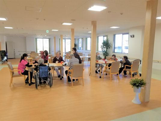 居心地の良い食堂の様子