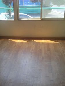 窓明りの差し込む廊下