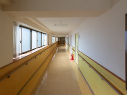 明るい廊下の様子