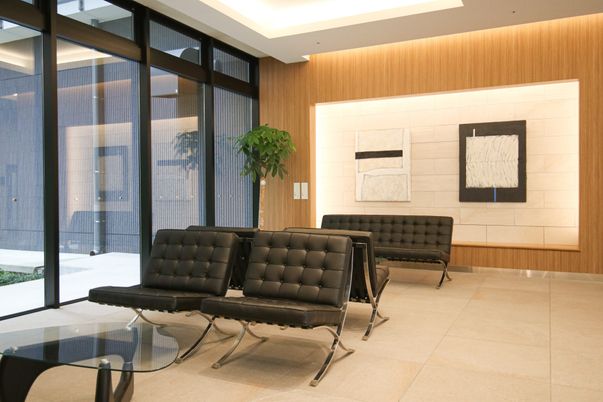 ゆったりとしたラウンジ空間