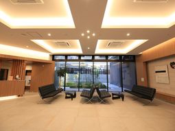 モダンなロビーの様子