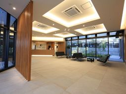 モダンなロビーの様子