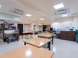 広々とした食堂