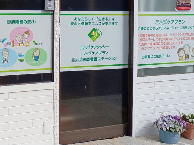 わかりやすい看板 看板 施設の案内が掲示された入口の看板です。訪問者へのガイドとして役立ちます。