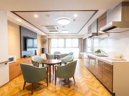 明るい共用スペース