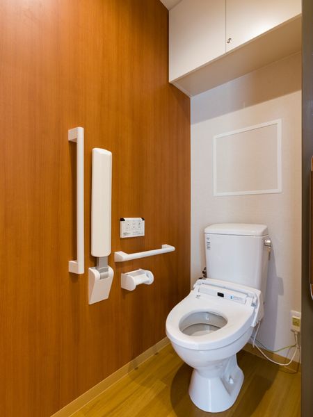 清潔なトイレ設備