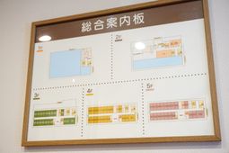 施設のフロアガイド掲示