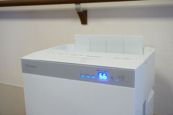 空気清浄機の機能表示