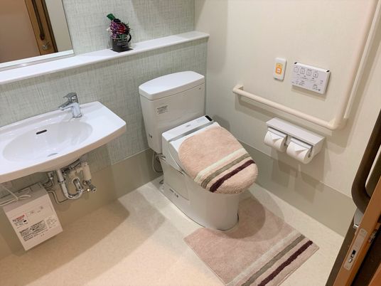 清潔感のあるトイレ空間
