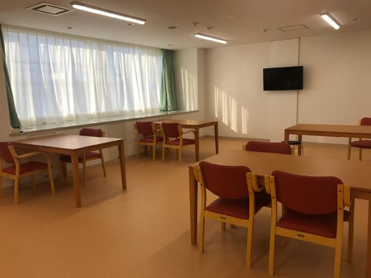 穏やかな食堂の様子