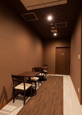 落ち着いた談話スペース