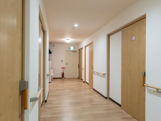 清潔感のある廊下