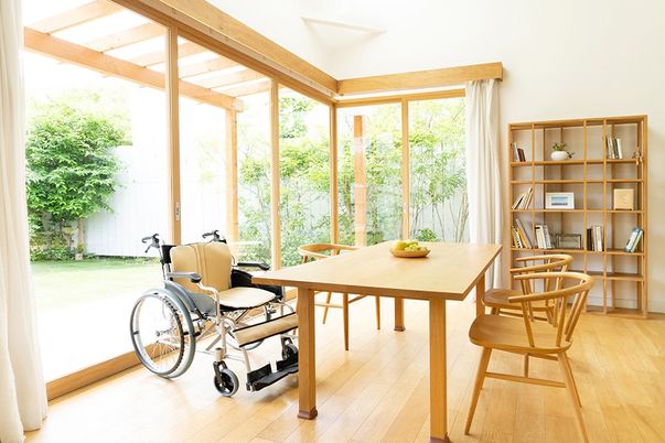 自然光の入る空間