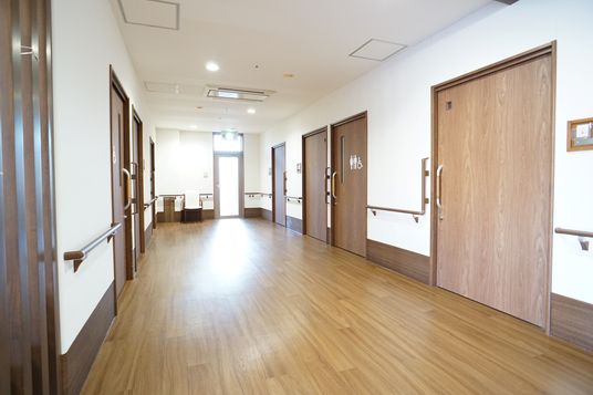 きれいな廊下の様子
