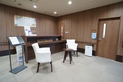 応接スペースのエレガントな様子