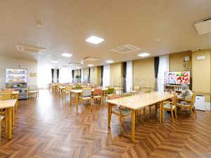 広々とした食堂の様子