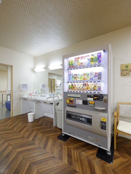 自動販売機のある部屋