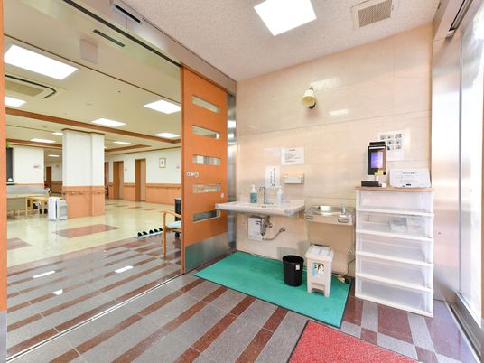 明るい共用エリア