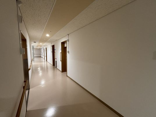 明るい廊下