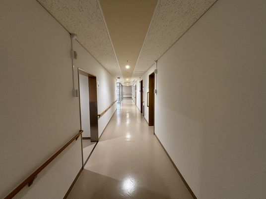 明るい廊下