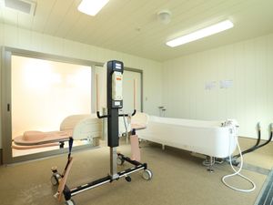 清潔な浴室設備