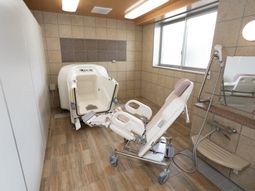 機能的な浴室設備