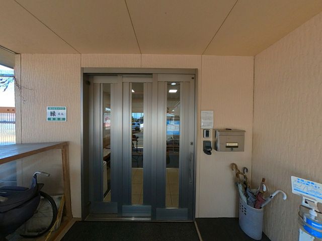 広いエントランス