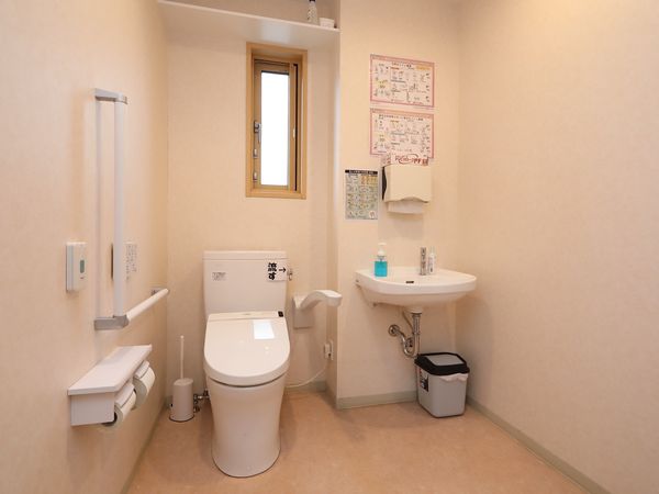 清潔感あるトイレ設備