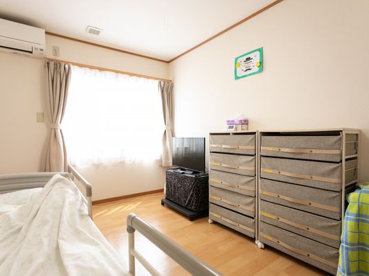 日差しの入る居室