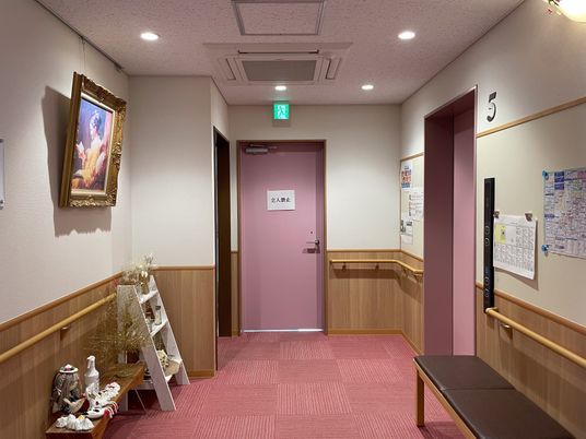 温かみのある廊下