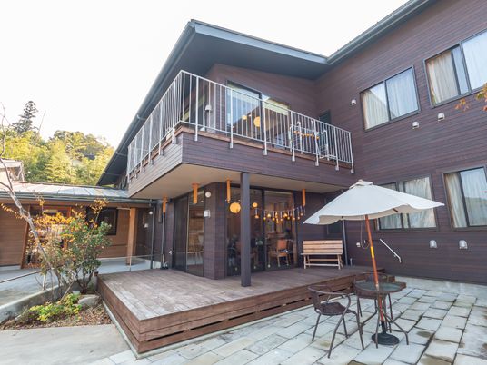 温もりある建物の外観