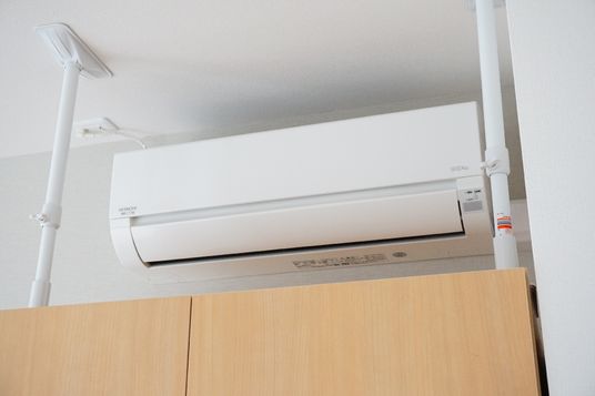 エアコンが設置された部屋