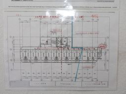 建築図面の掲示