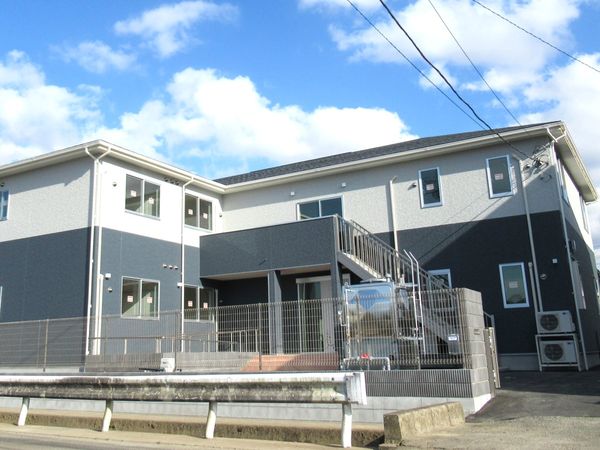 施設の外観の景色