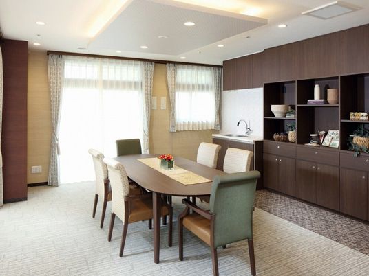 共用ダイニングルームの様子