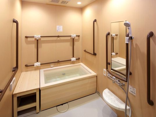 安全な浴室設備