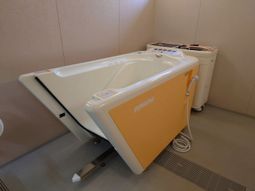 最新設備の浴室