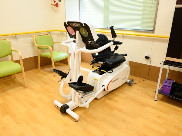 リハビリ用運動機器の様子