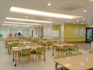 広々とした食堂の様子