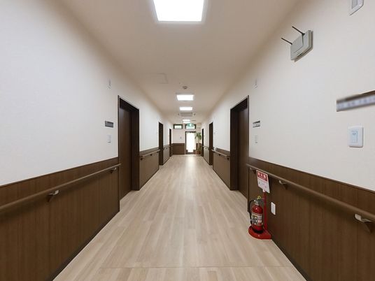 明るい廊下
