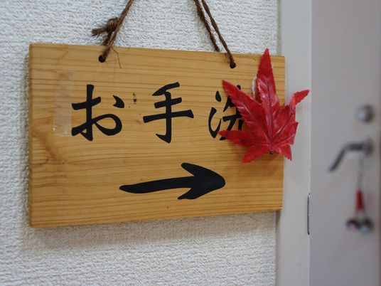 お手洗い案内看板