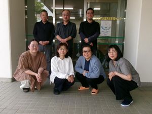 職員集合のエントランス  