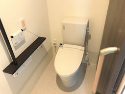 清潔なトイレの一角