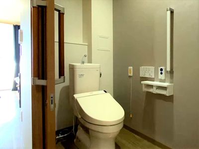 バリアフリーのトイレ設備