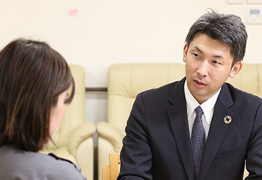 人の対話のシーン