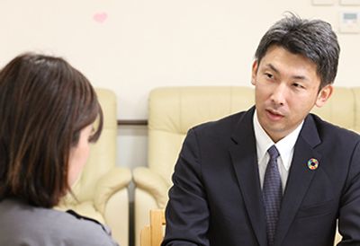 人の対話のシーン