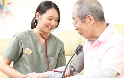 健診を受けるご利用者
