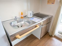 キッチンの設備が整っている居室