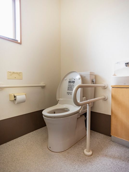手すり付きトイレ