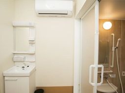 バリアフリー対応の洗面所